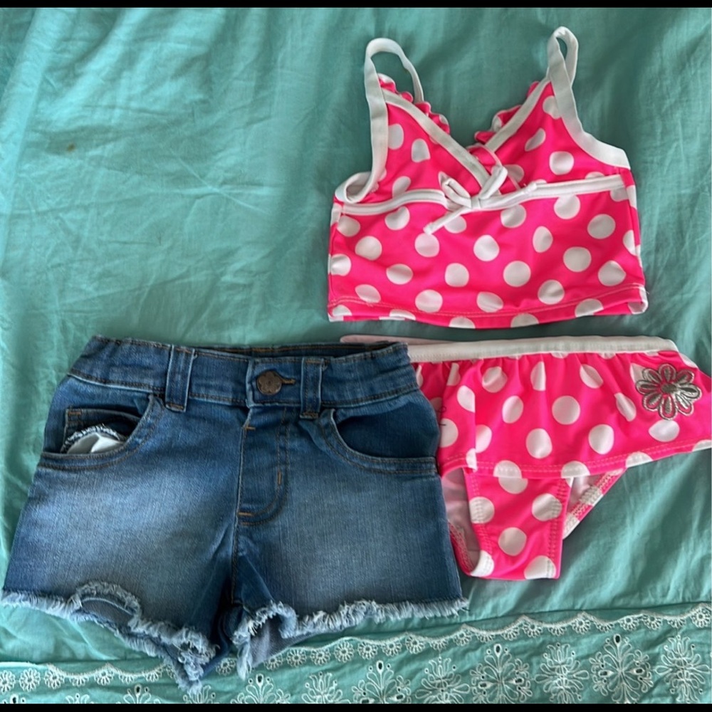 Summer Time Toddler Girl 3pcs Bundle